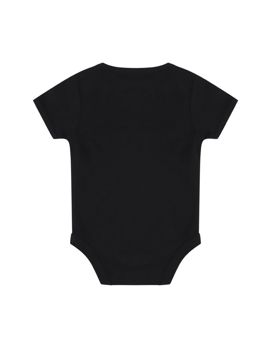 Larkwood Baby Boys/Girls Essential Short Sleeve Bodysuit - Black