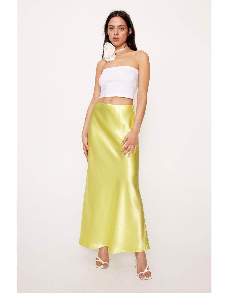 Petite maxi skirt yellow sale