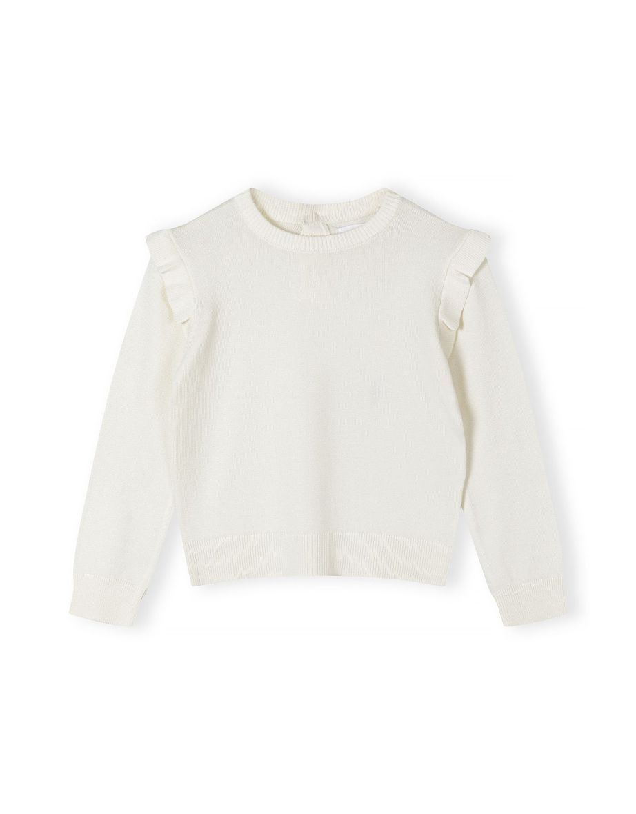 Girls Frill Sleeve Jumper