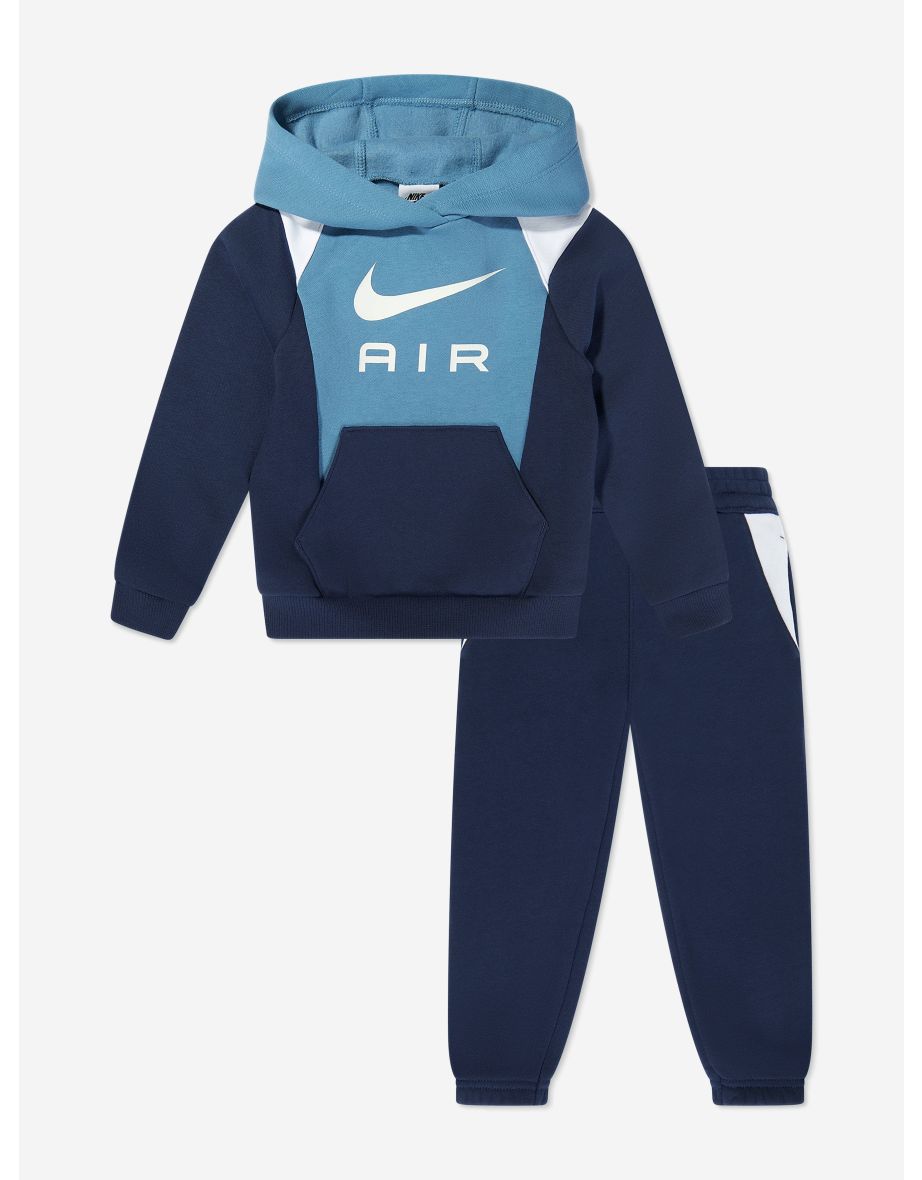 Boys Air Fleece Tracksuit in Navy