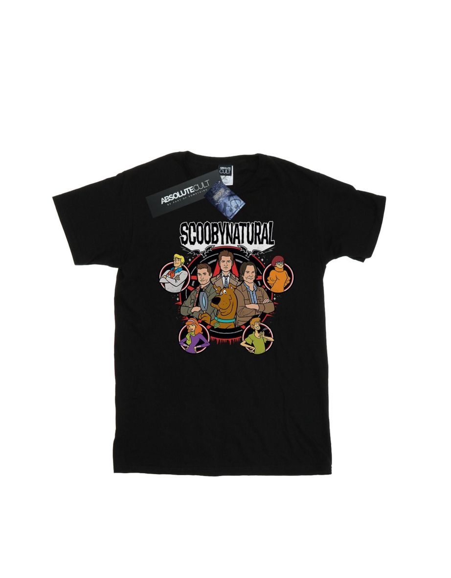 Scoobynatural Mens Characters Star T-Shirt - Black