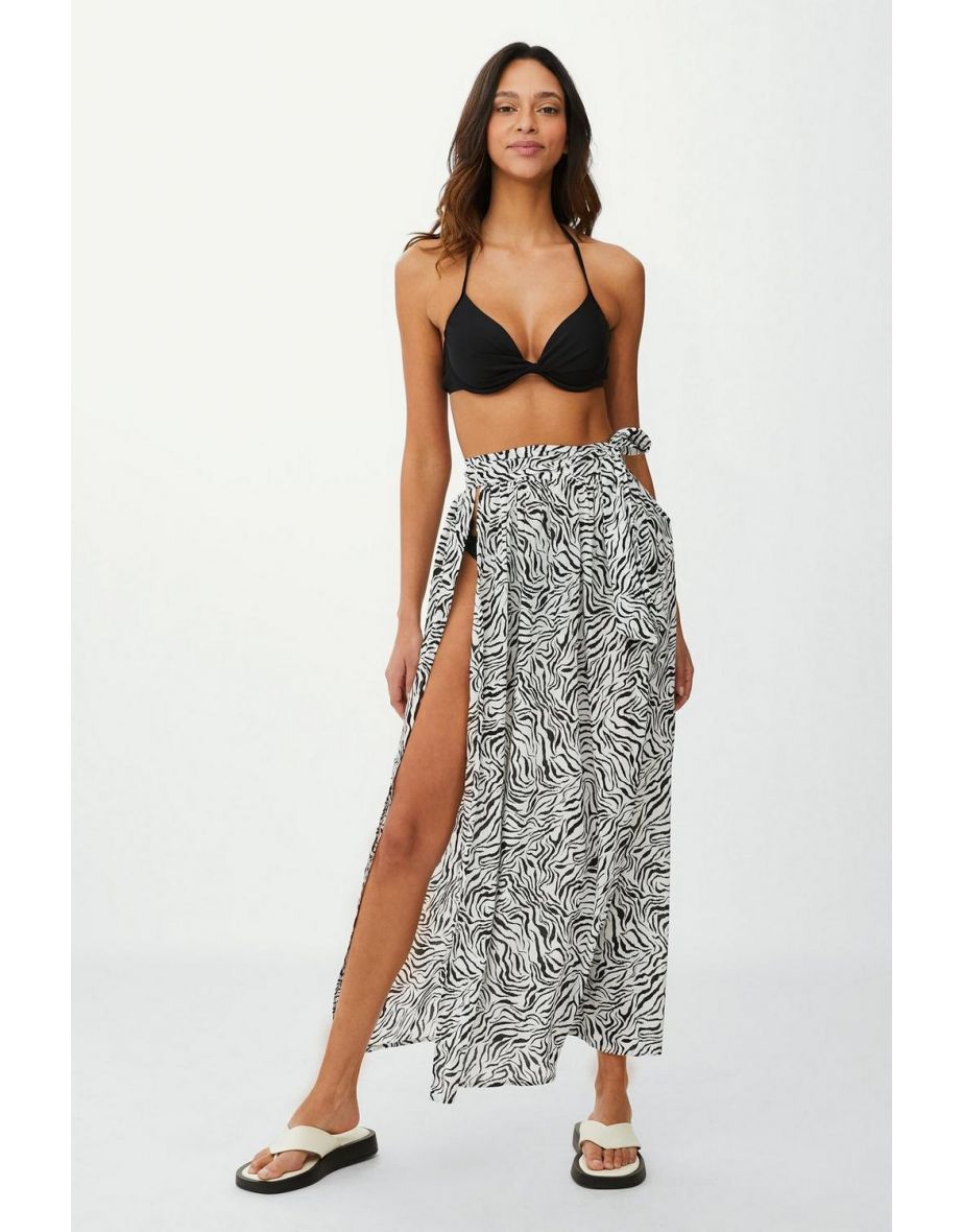 Debenhams zebra print skirt best sale