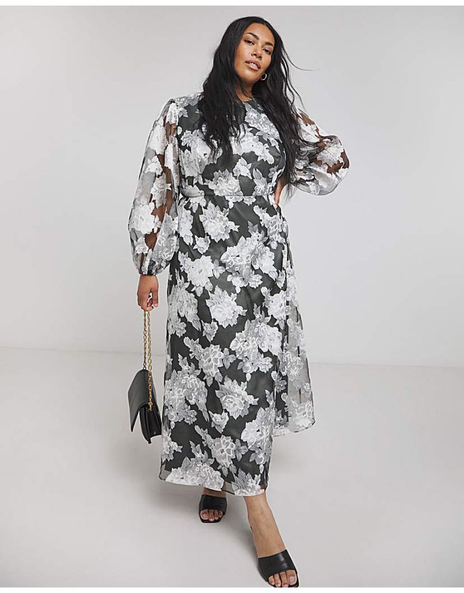 Joanna Hope Floral Organza Dress