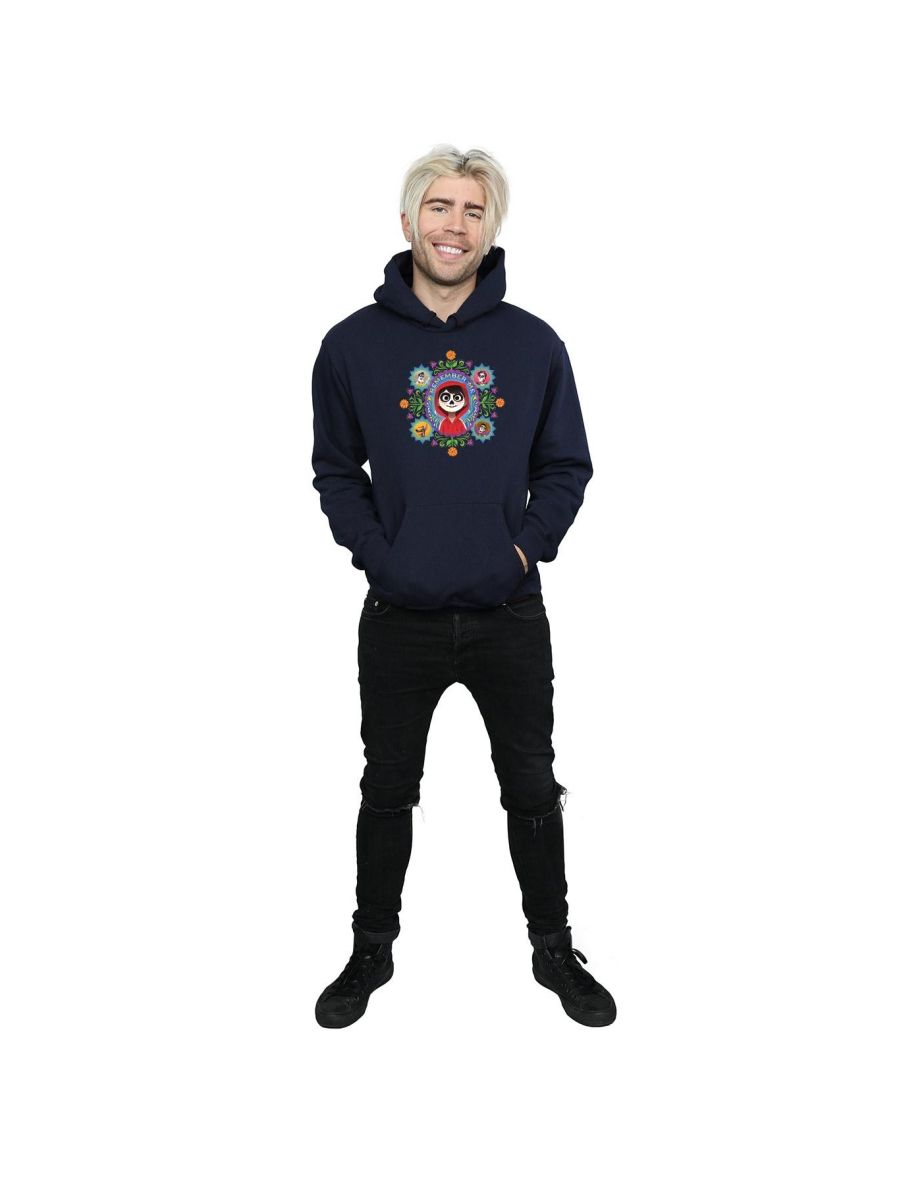 Disney Mens Coco Remember Me Hoodie - Navy Blue - 3