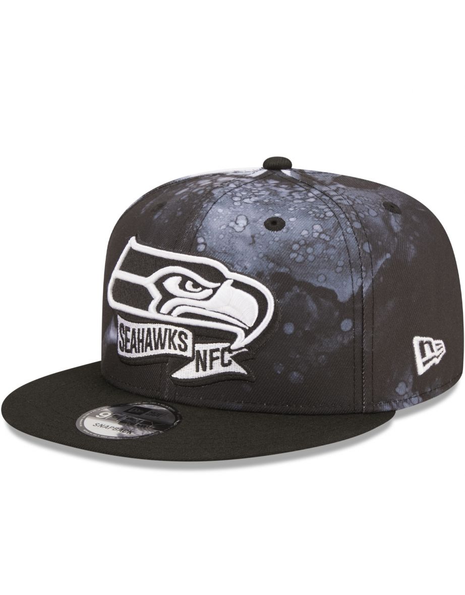 New Era 9Fifty Seattle Seahawks Basic Snapback Hat White Black