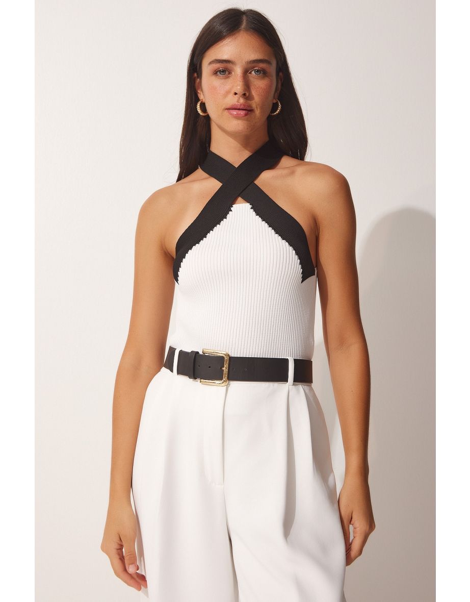 Blouse - White - Slim fit