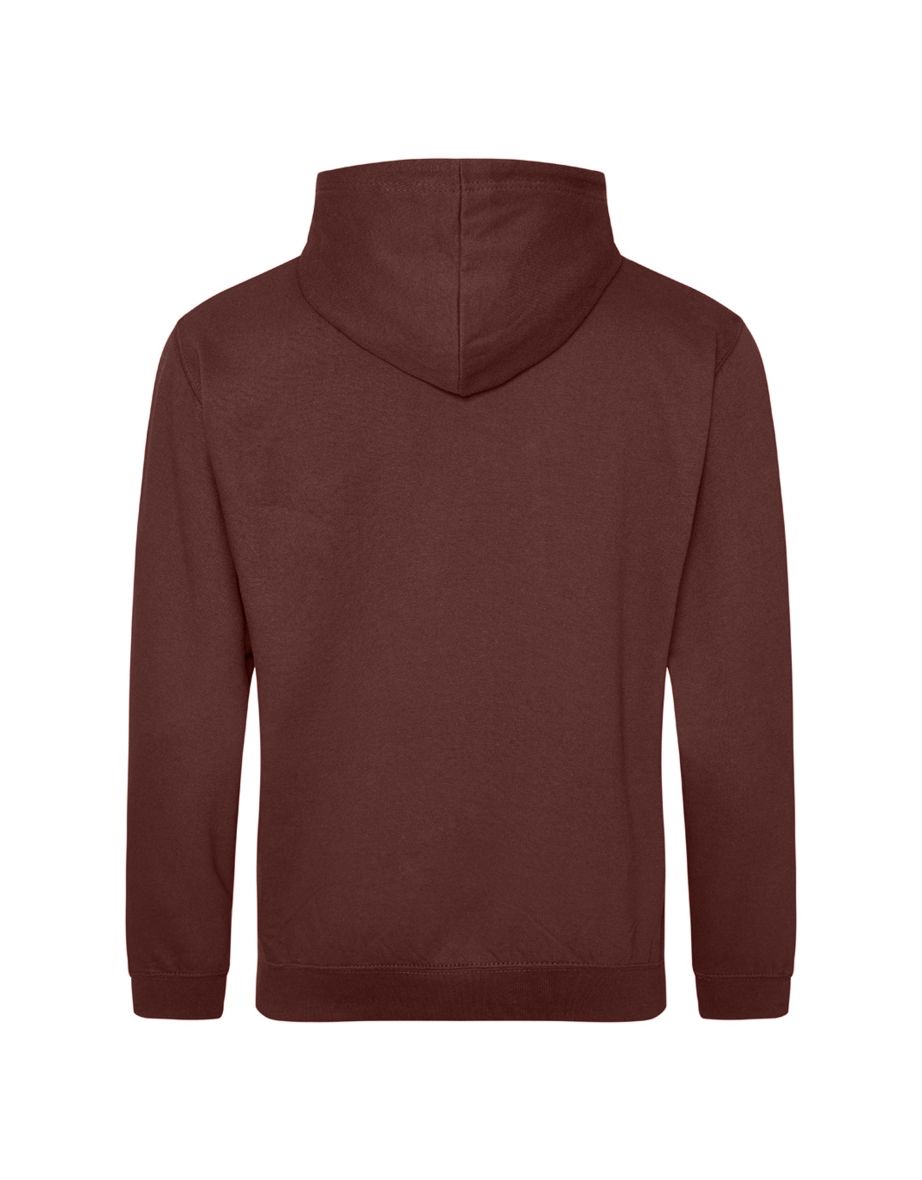 Awdis Unisex Adult College Hoodie - Chocolate Fudge Brownie - 1