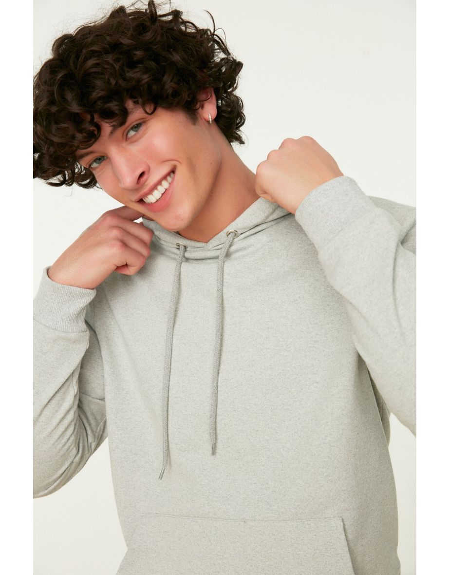 Trendyol Collection Sweatshirt - Gray - Relaxed fit - Trendyol