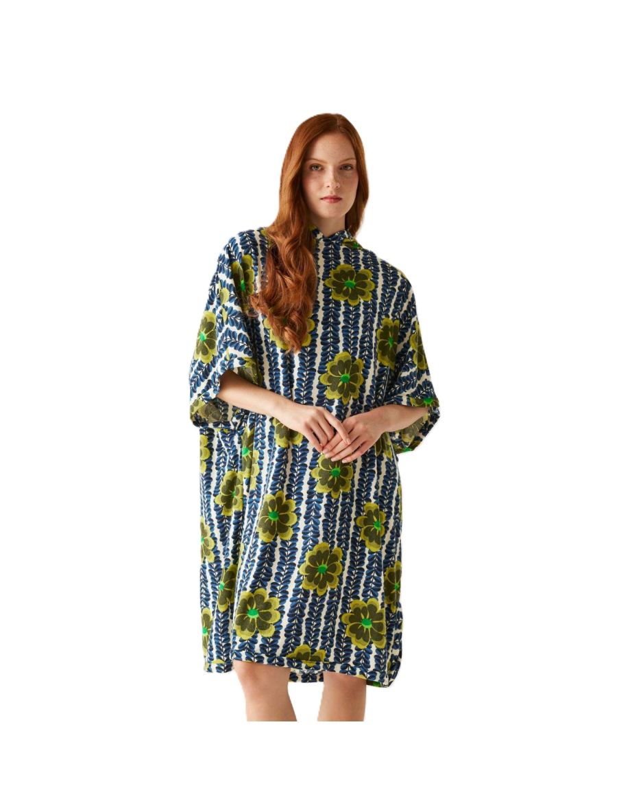 Regatta Womens Orla Kiely Towelling II Beach Robe Towel Poncho