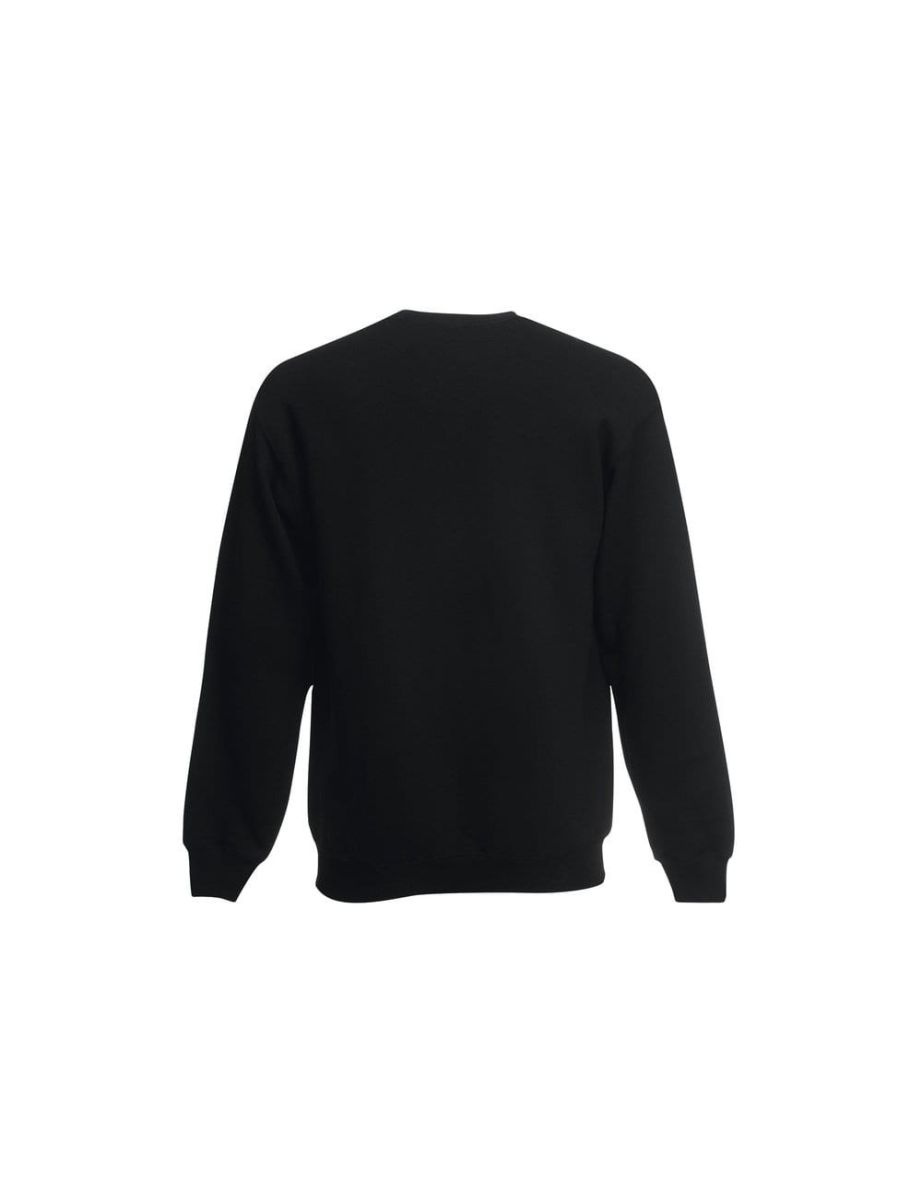 Fruit Of The Loom Kids Unisex Classic 80/20 Set-In Sweatshirt (Pack of 2) - Black - 1