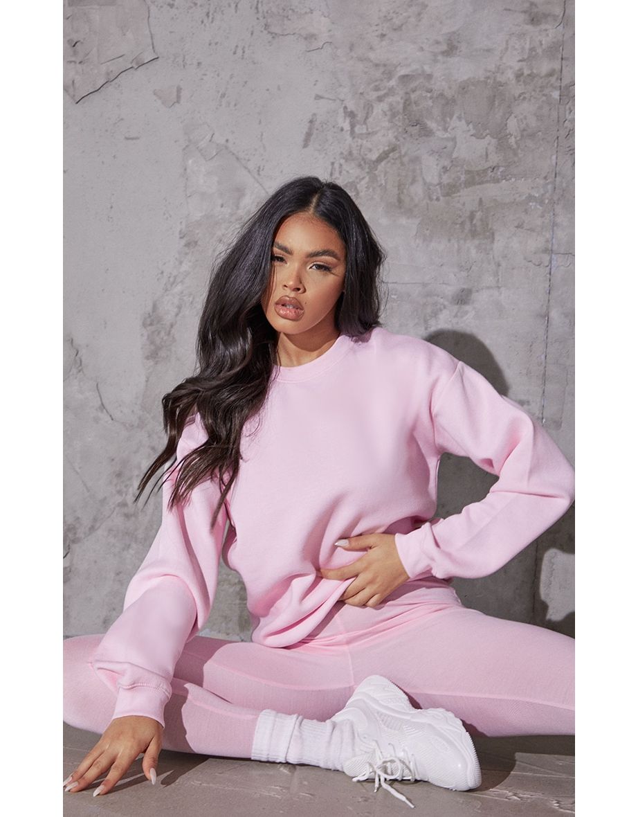 Baby pink sweatshirts sale