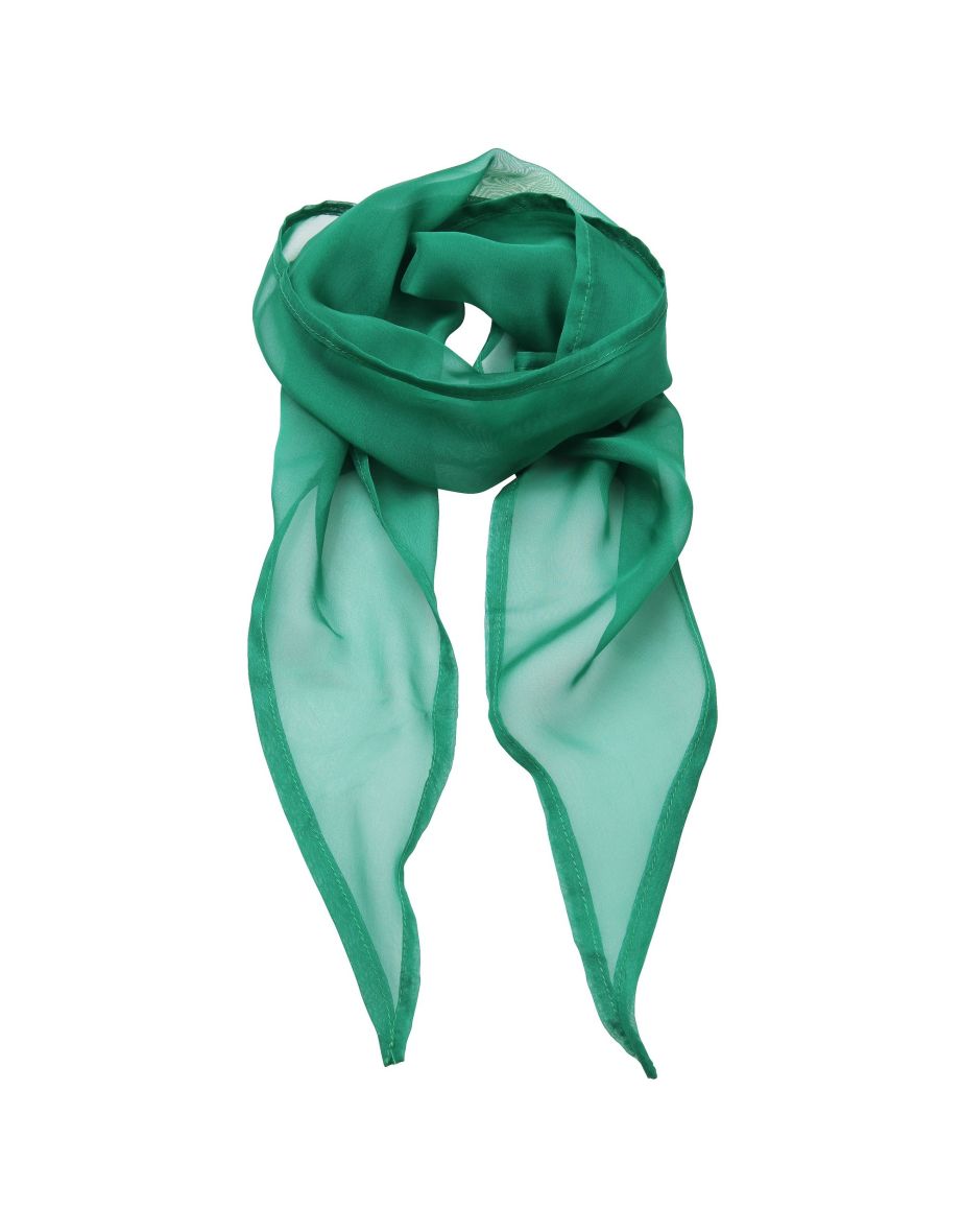 Premier Ladies/Womens Work Chiffon Formal Scarf - Emerald - 1