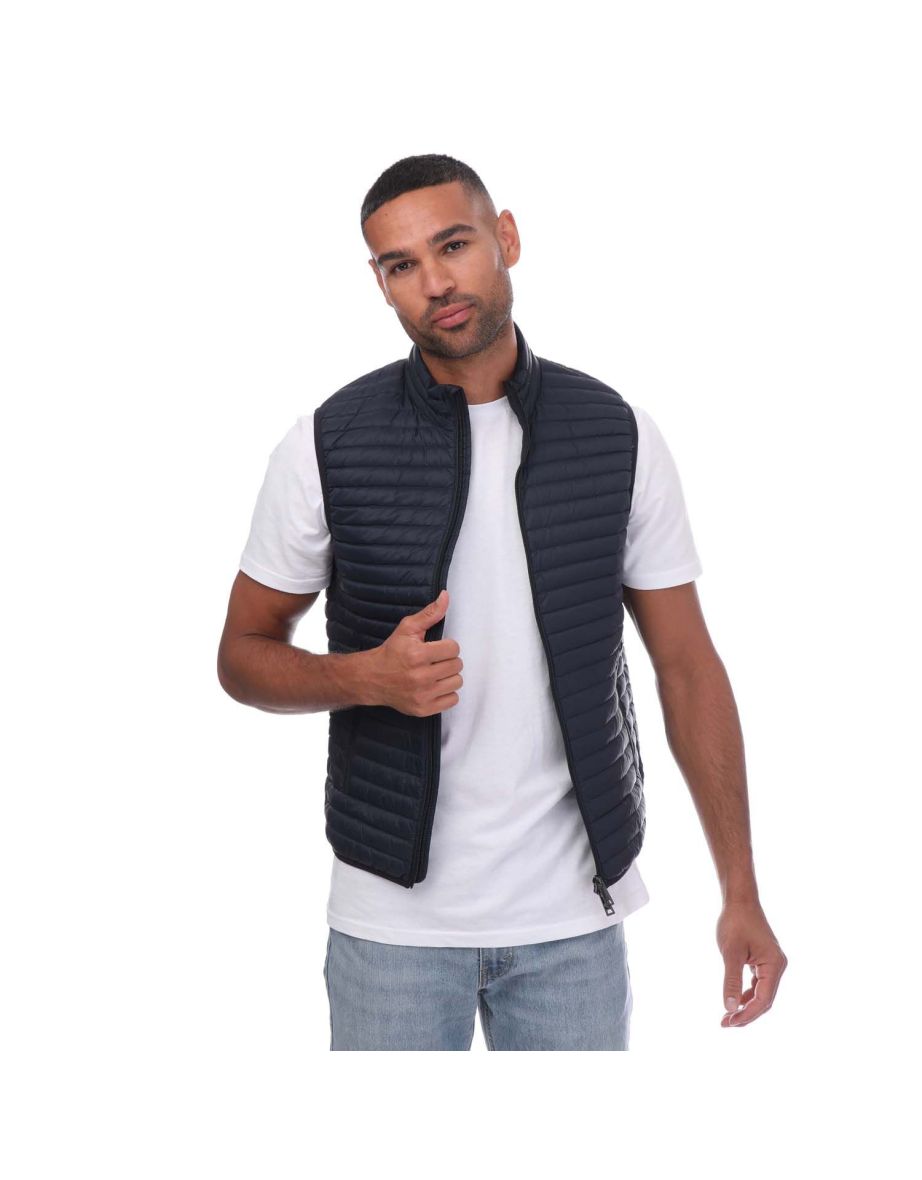 Men's Armani Lightweight Down Gilet in Blue