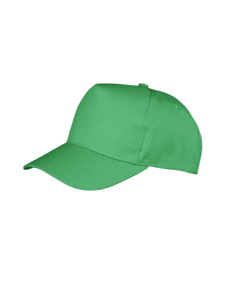 Result Unisex Core Boston 5 Panel Printers Baseball Cap - Apple Green