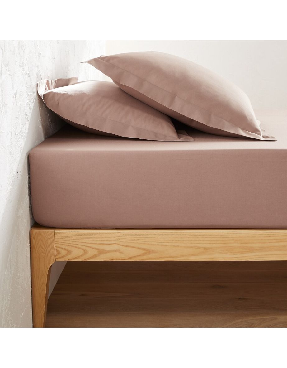 Scenario Plain Polycotton Fitted Sheet