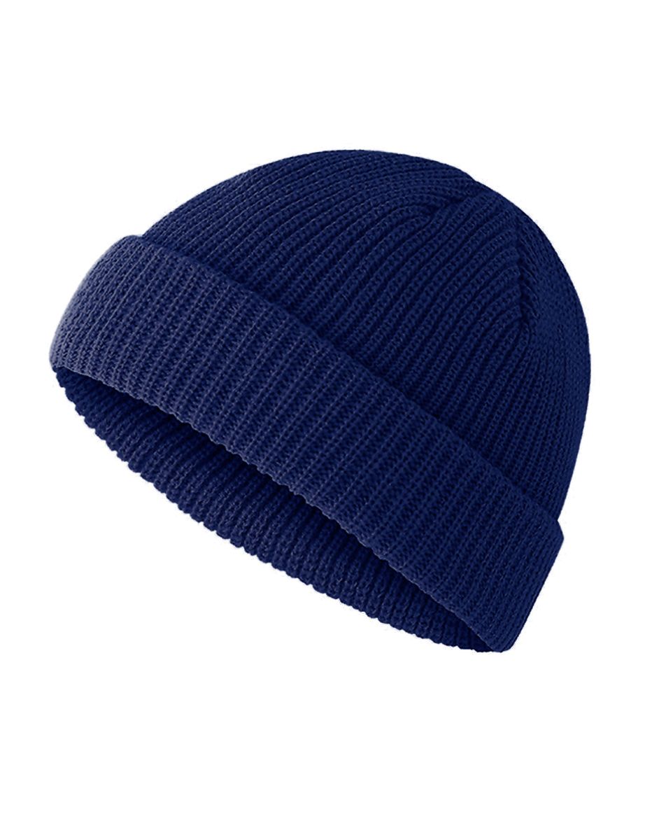 Beechfield Fisherman Mini Recycled Beanie - Oxford Navy - 1