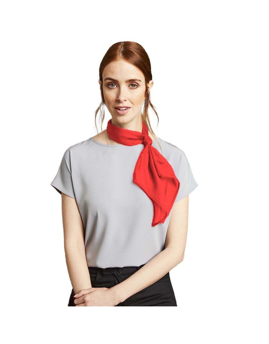 Premier Ladies/Womens Work Chiffon Formal Scarf - Strawberry Red - 1