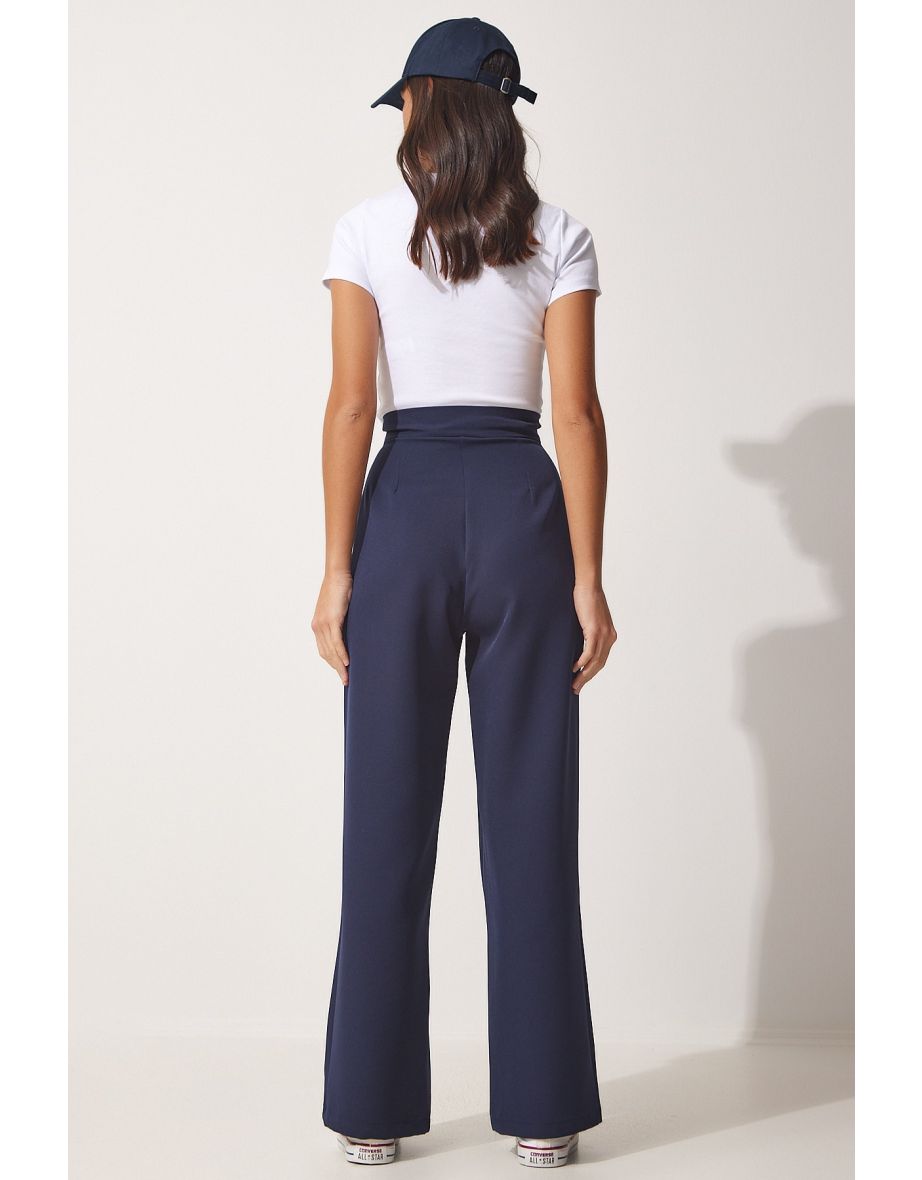 Pants - Navy blue - Relaxed - 5