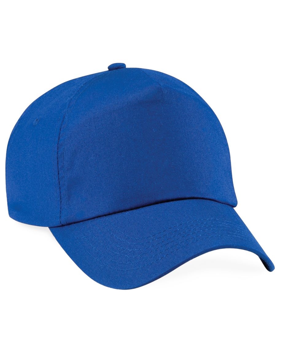 Beechfield Unisex Plain Original 5 Panel Baseball Cap - Royal