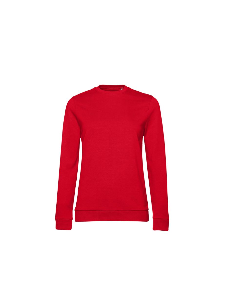 B&C Womens/Ladies Set-in Sweatshirt - Red