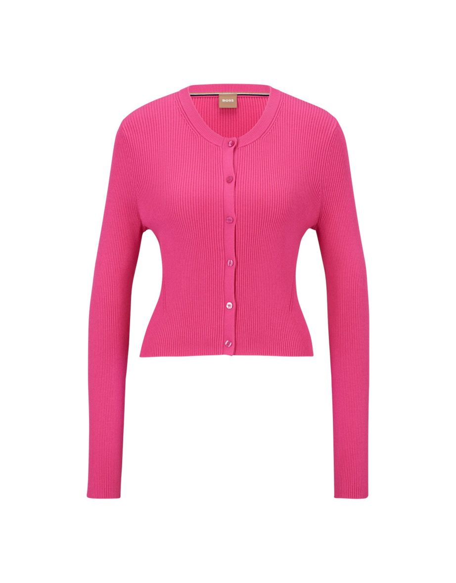 Women's Boss Fahara Cardigan in Pink - 2
