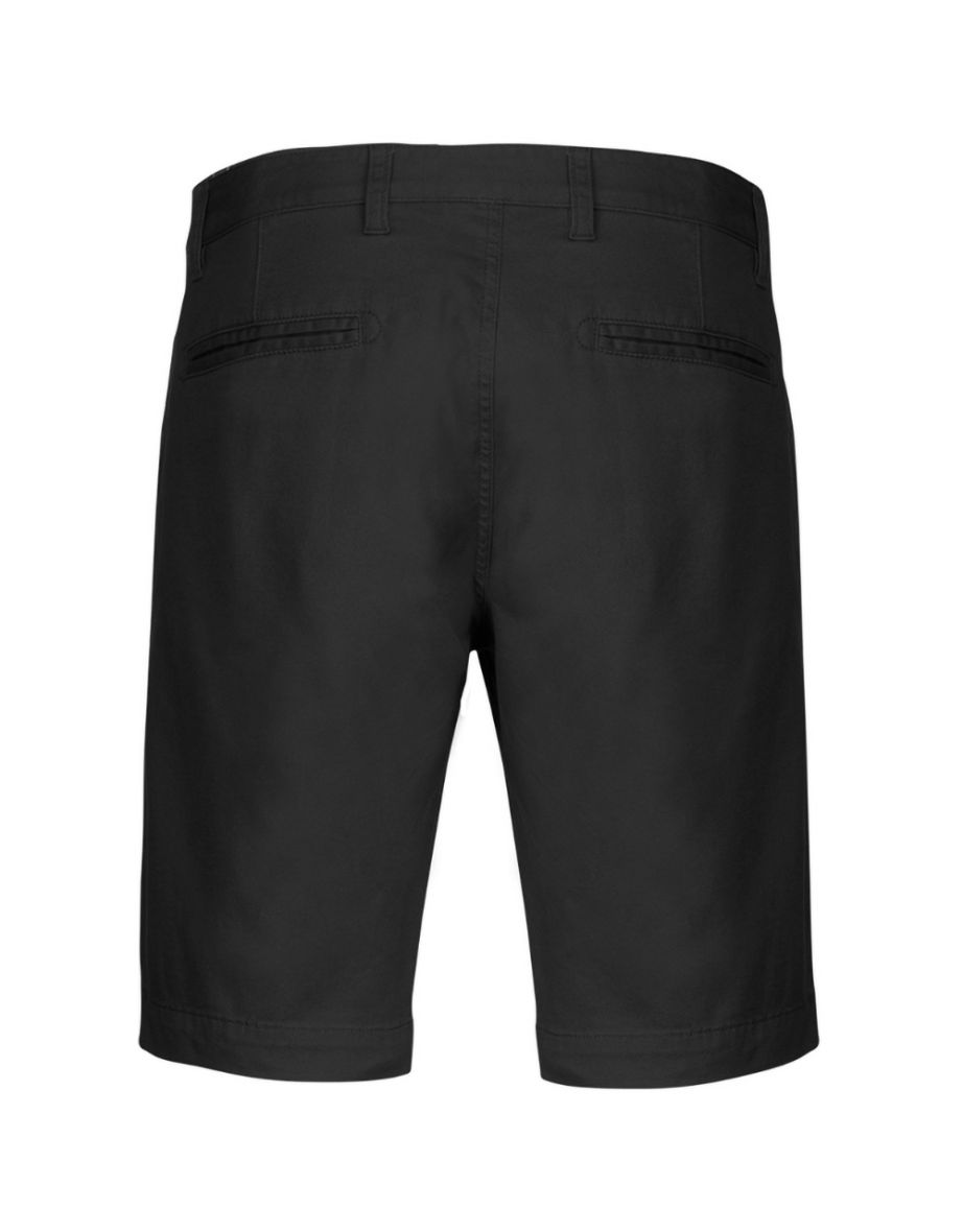 Kariban Mens Chino Bermuda Shorts - Black - 1