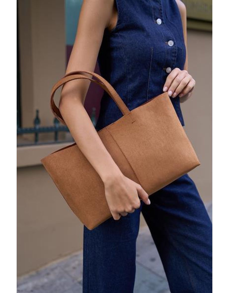 Minimal Tote Handbag and Shoulder Bag