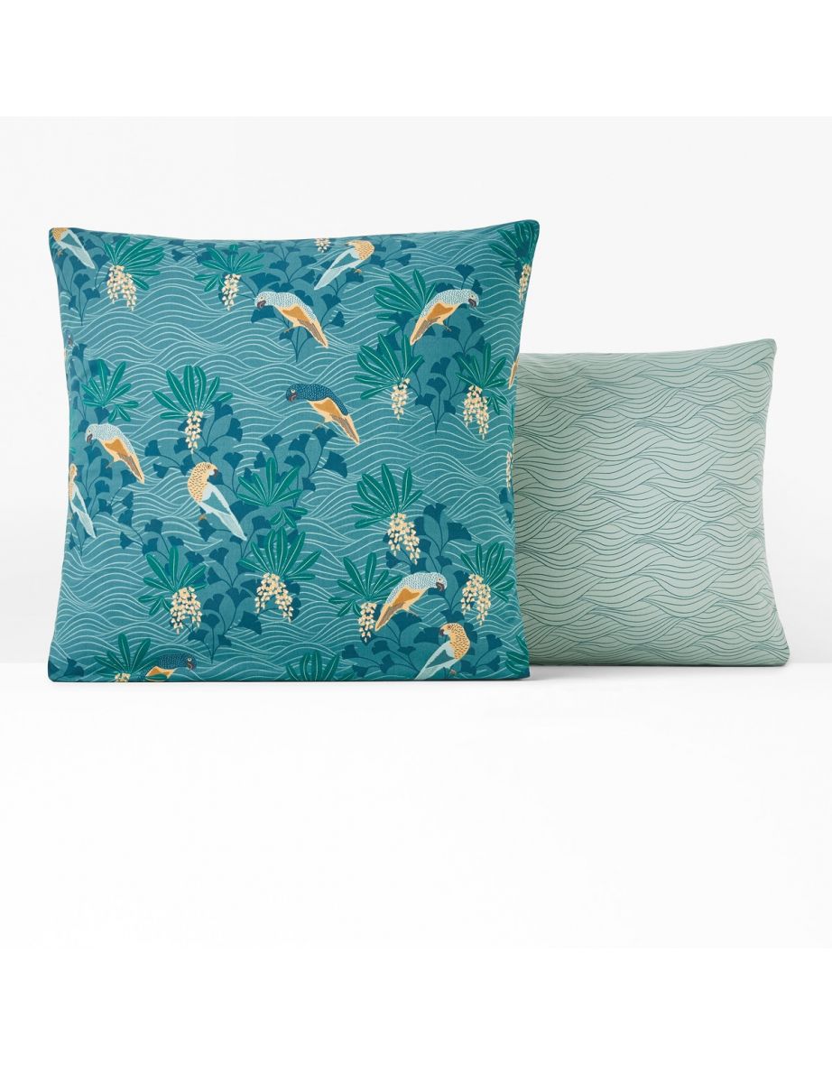 Minami Bird Print Pillowcase in Cotton Percale