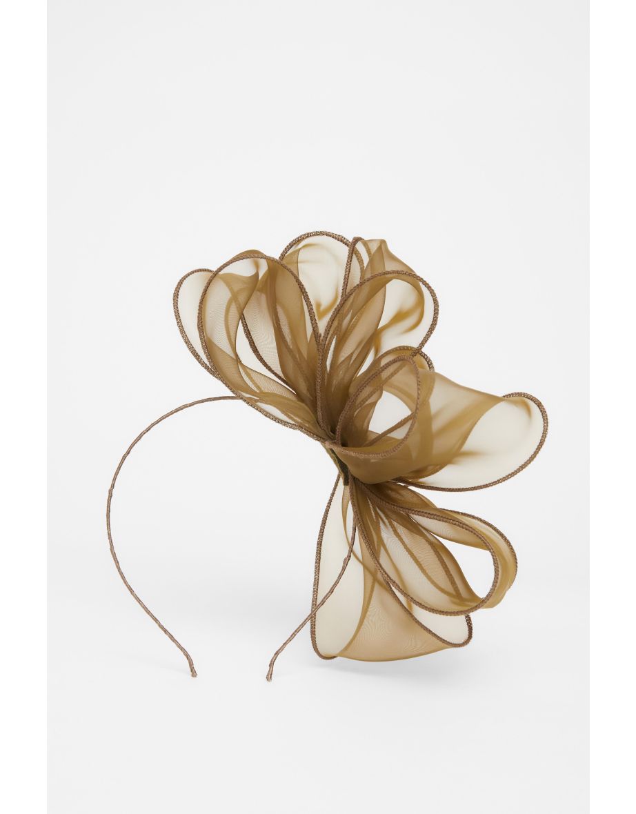 Khaki Loop Headband Fascinator