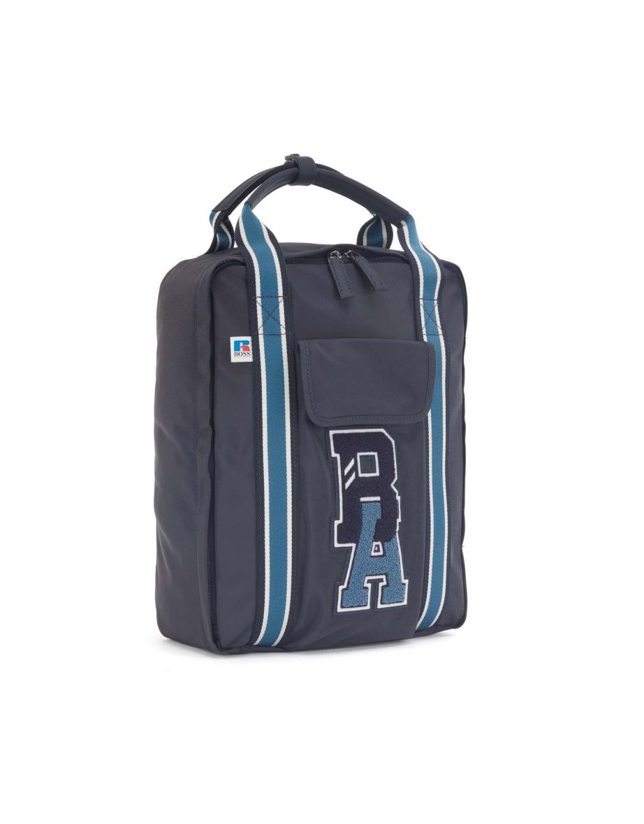 Accessories Boss x Russell Athletic Squared Backpack in Blue - 2