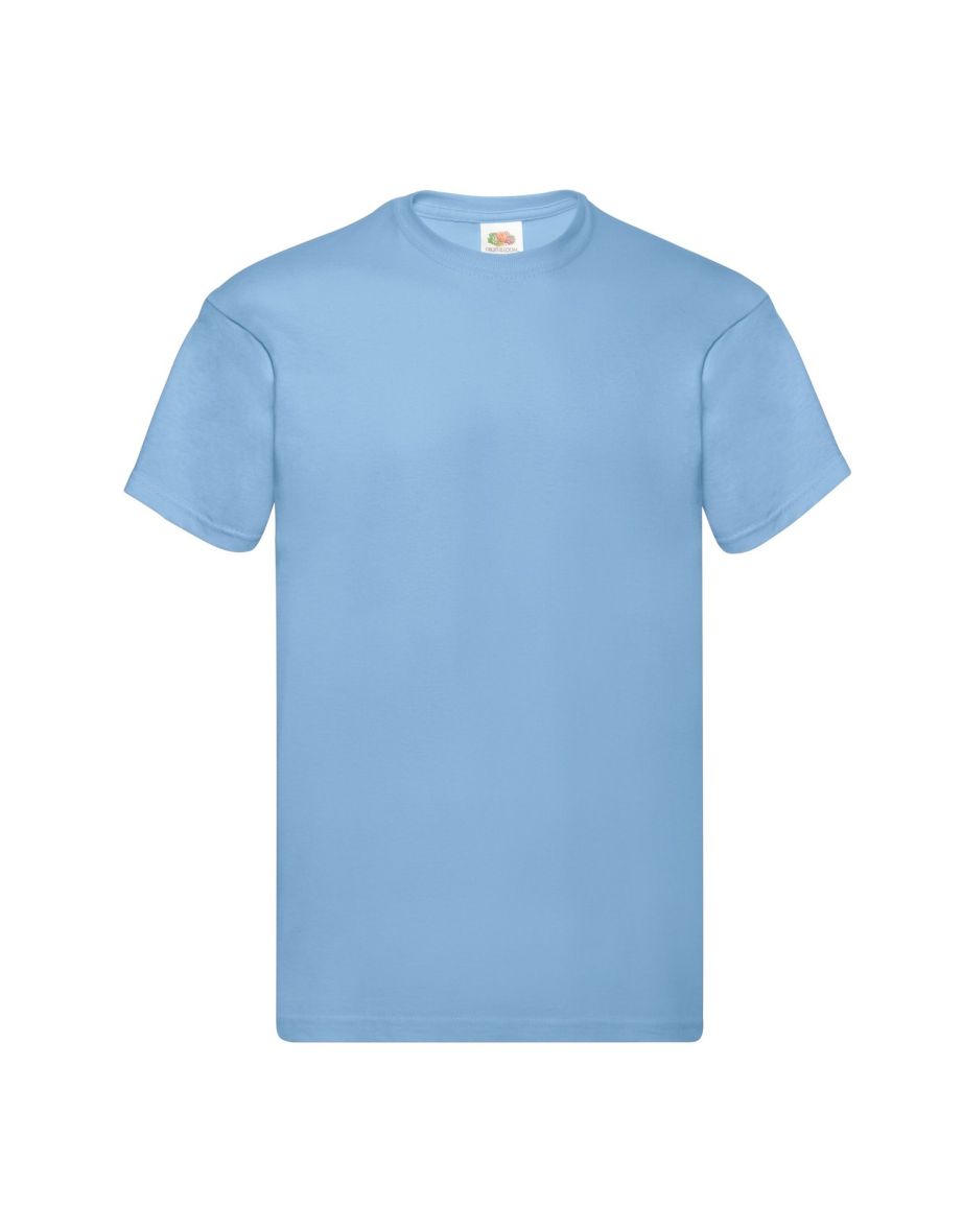 Fruit of the Loom Mens Original T-Shirt - Sky Blue