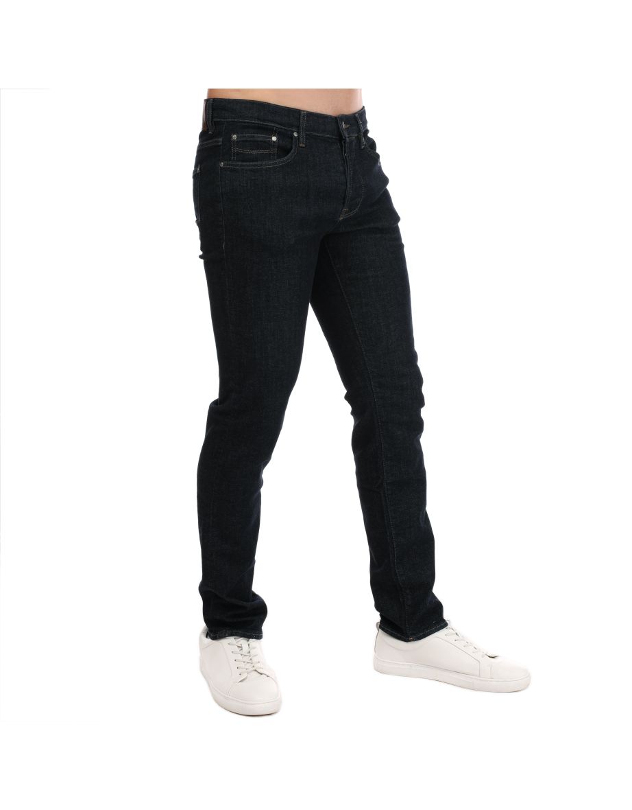 Men's Ted Baker Doww Rinse Denim Straight Fit Jeans in Blue