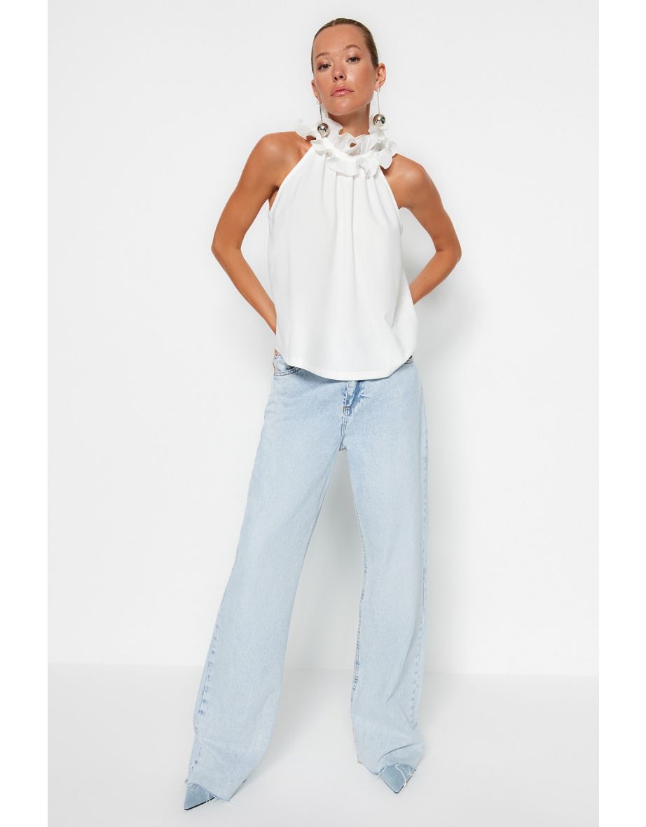 Blouse - Ecru - Regular fit