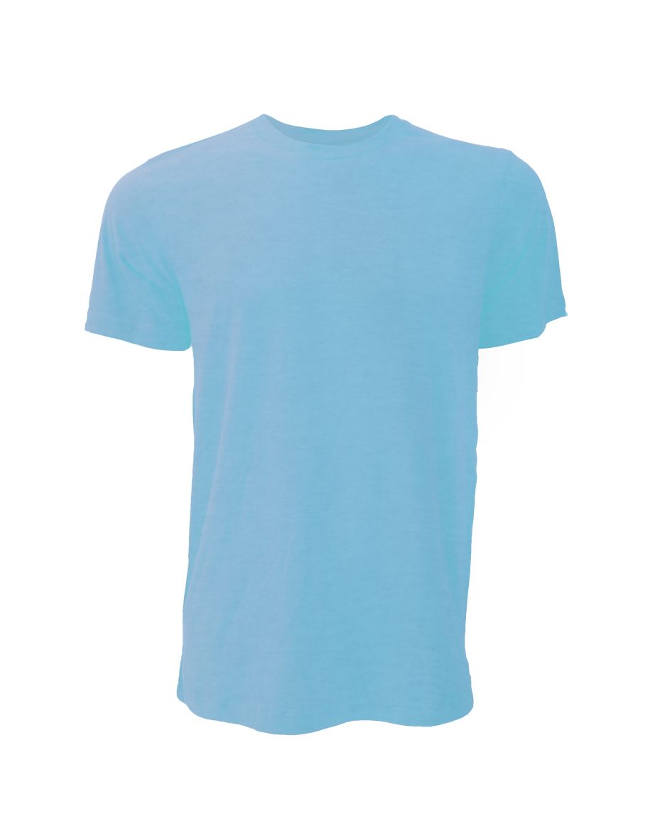 Canvas Unisex Jersey Crew Neck T-Shirt / Mens Short Sleeve T-Shirt - Heather Mint