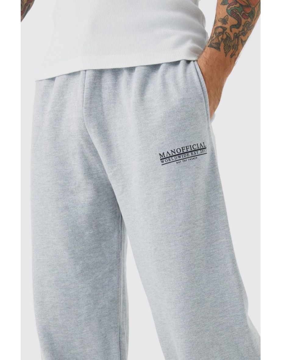 Man Official Worldwide Oversized Joggers - grey - 2