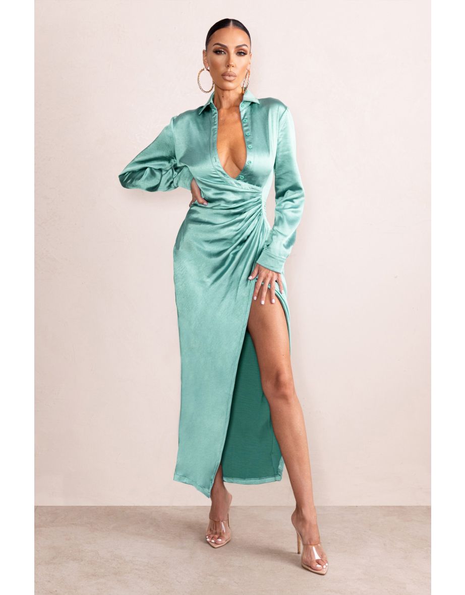 Duck egg blue maxi clearance dress