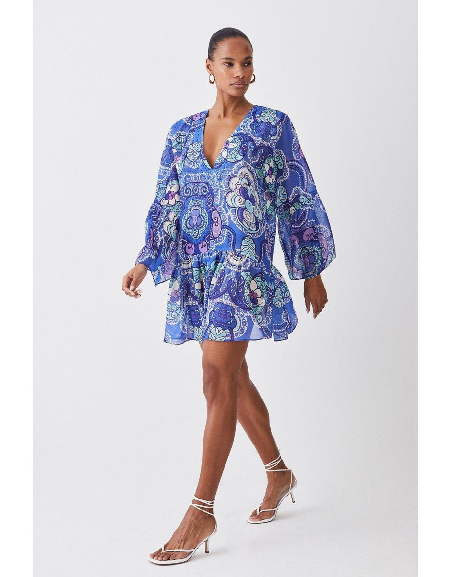 Batik kimono dress hotsell