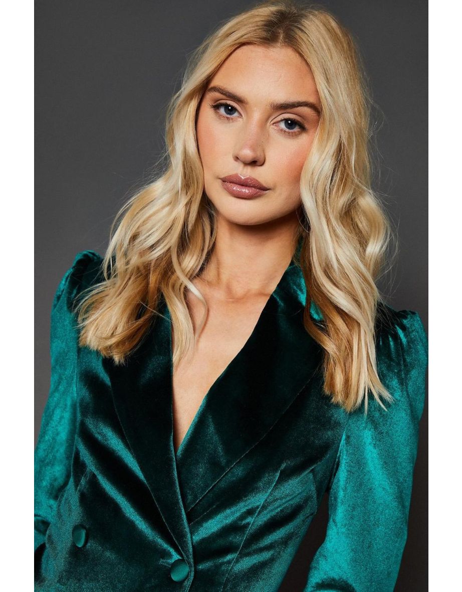 Velvet Blazer Dress - 3