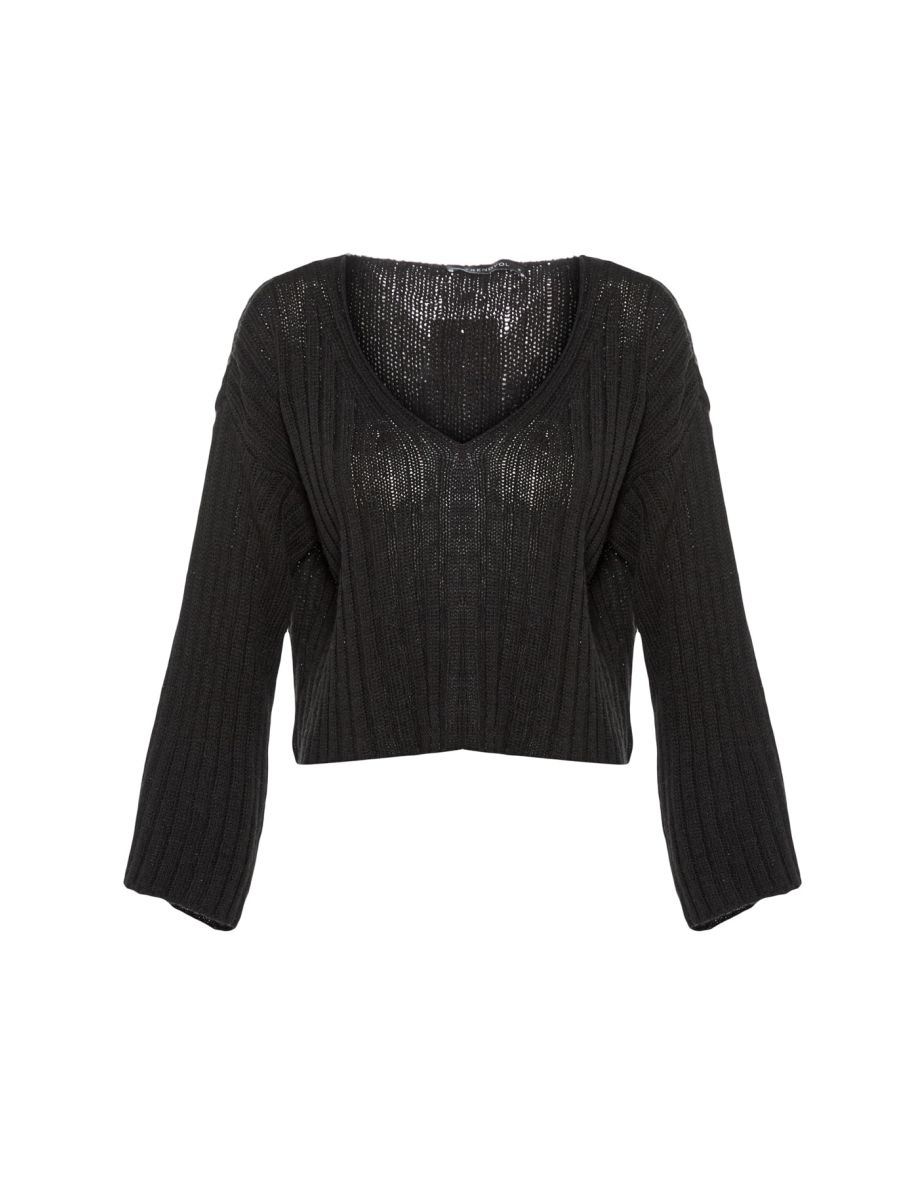 Sweater - Black - Oversize - 7