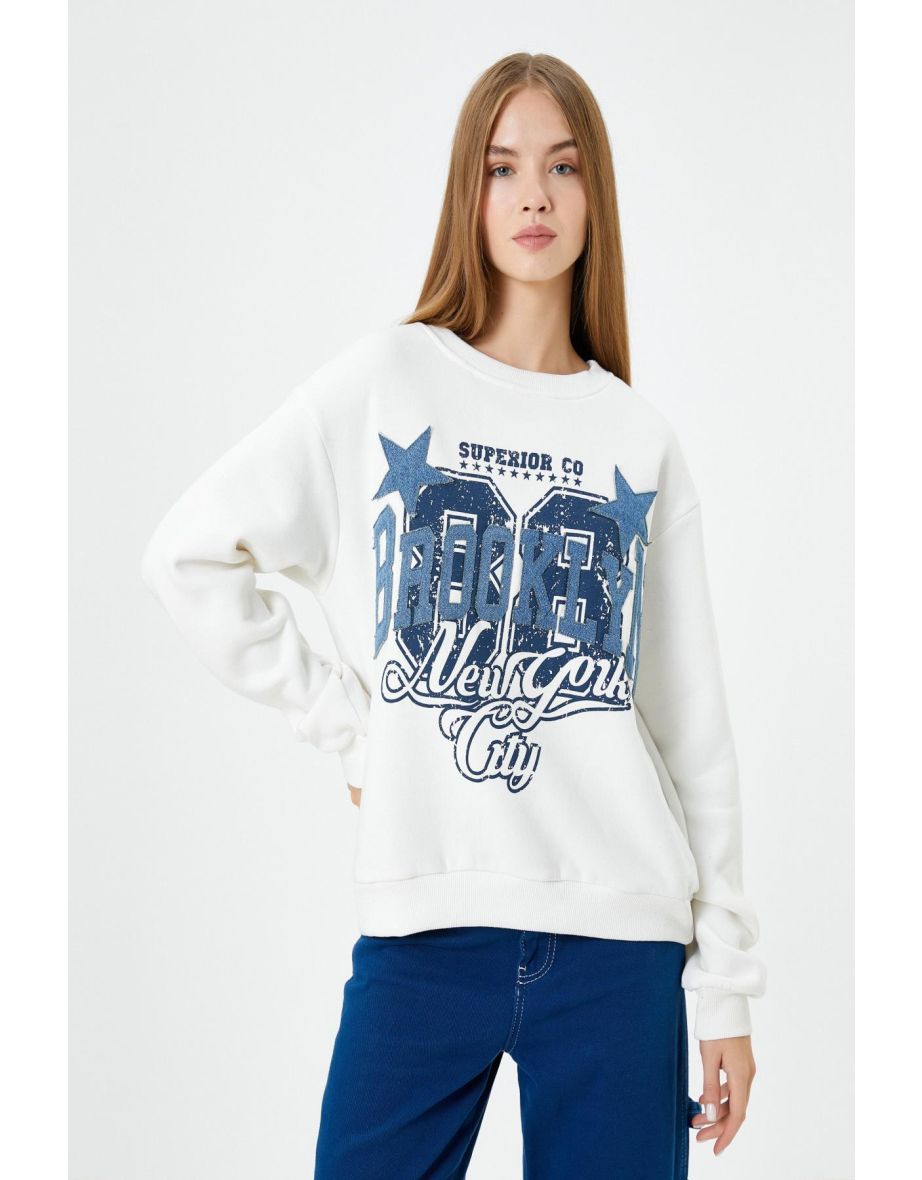 Women's Ecru Sweatshirt
