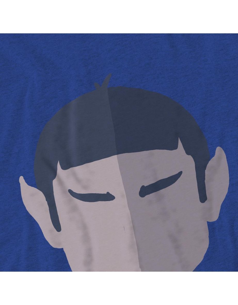 Star Trek Unisex Adult The Vulcan T-Shirt - Royal Blue - 3