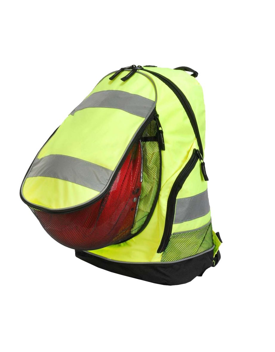Shugon Hi-Vis Rucksack / Backpack - 23 Litres (Pack of 2) - Hi-Vis Yellow - 2