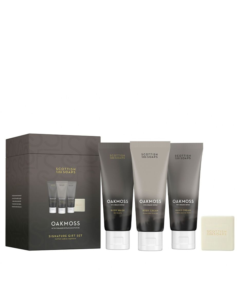 Scottish Fine Soaps Oakmoss Signature Gift Set