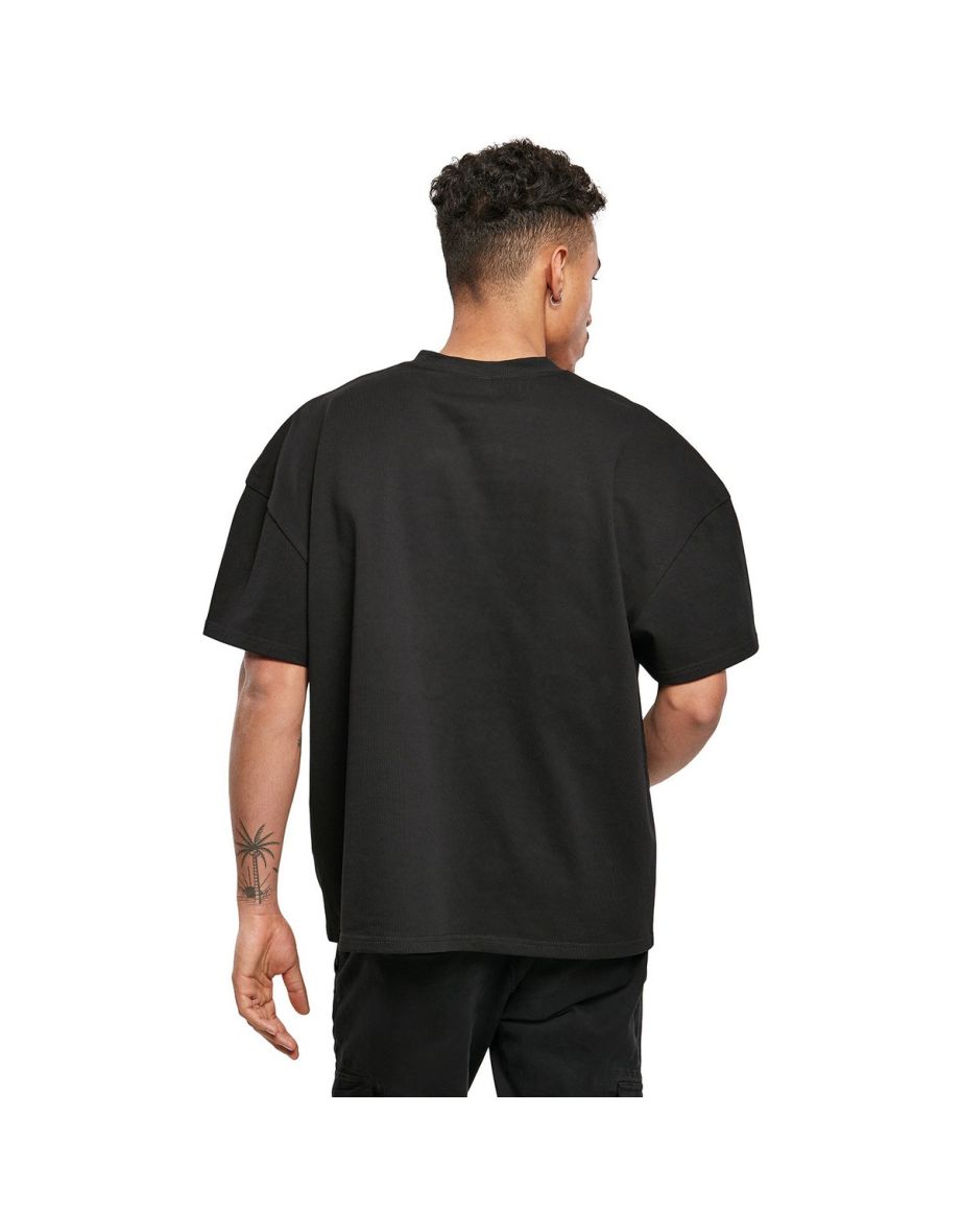 Mens Plain Ultra Heavyweight T-Shirt - Black - 3