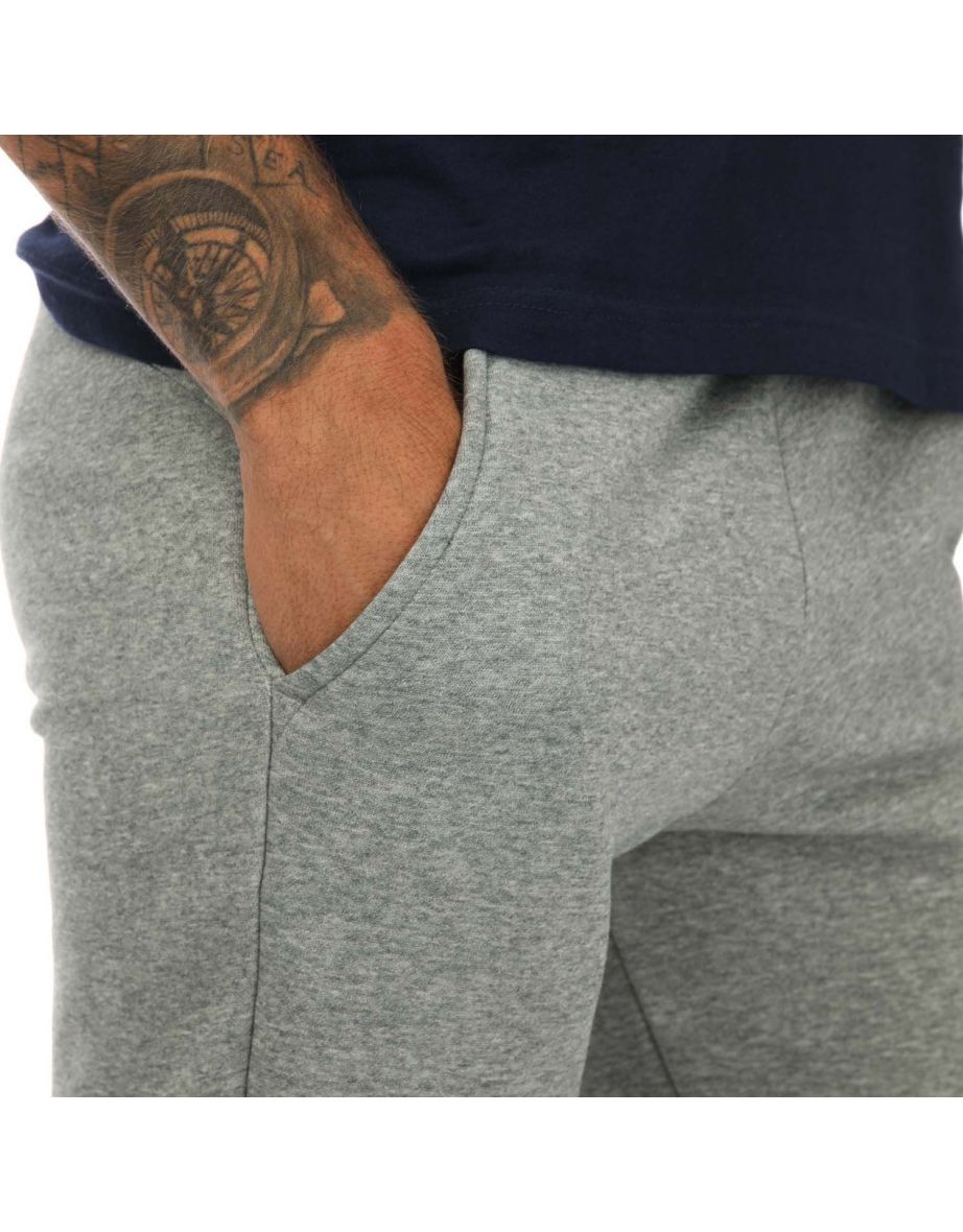 Men's Puma Essentials Logo Sweatpants in Grey - 5
