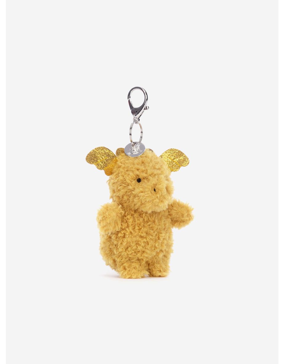 Little Dragon Bag Charm in Yellow (16cm)