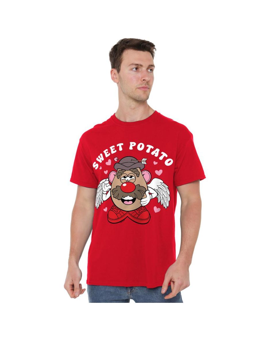 Mr Potato Head Mens Sweet Potato T-Shirt - Red
