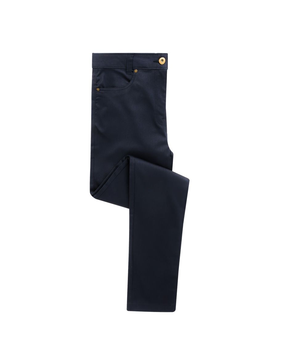 Premier Womens/Ladies Performance Chinos - Navy