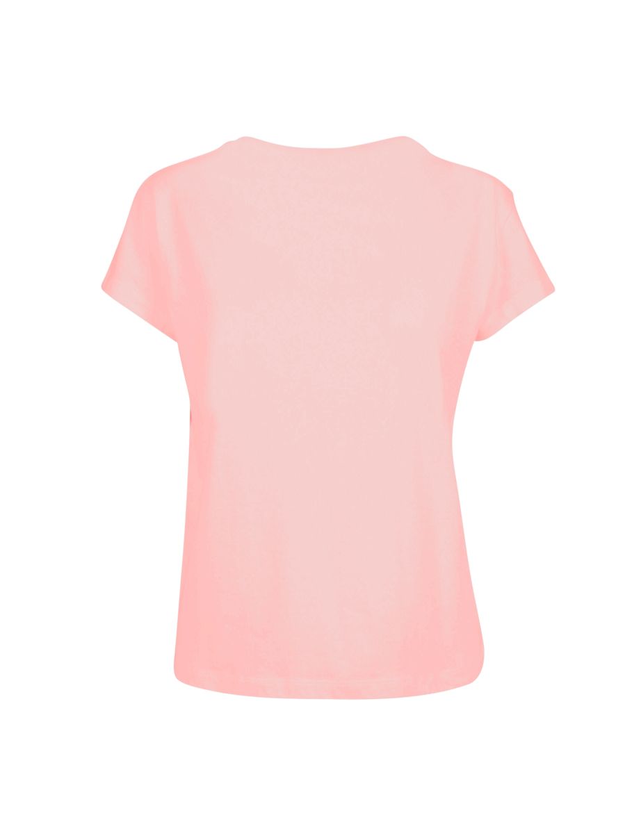 Womens/Ladies Box T-Shirt - Pink - 1