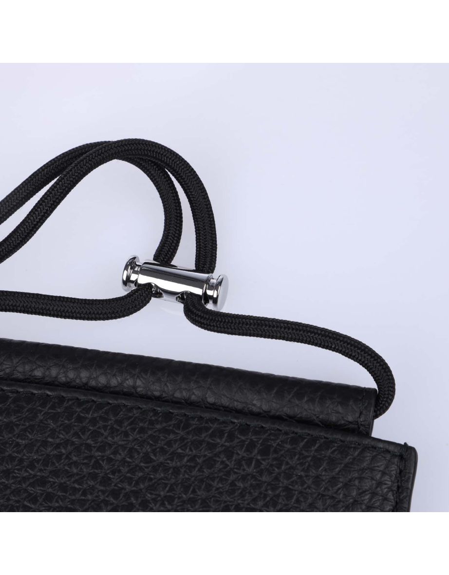 Accessories Boss Crosstown Phone Neck Pouch in Black - 3
